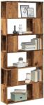 vidaXL Biblioteca/Separator de camera, Lemn vechi, 80x24x186 cm GartenMobel Dekor (856736) Biblioteca