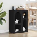 vidaXL Bufet Negru 59 x 35 x 80.5 cm Lemn compozit GartenMobel Dekor (891315) Comoda