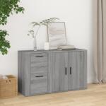 vidaXL Servanta, gri sonoma, 100x33x59, 5 cm, lemn compozit GartenMobel Dekor (821002) Comoda