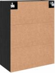 vidaXL Dulap montat pe perete 2 pcs Stejar Negru 69, 5 x 34 x 90 cm GartenMobel Dekor (3394520) Comoda