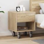 vidaXL Noptiera Stejar Sonoma 40, 5 x 40 x 48 cm Lemn compozit GartenMobel Dekor (891060)