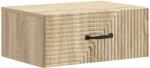 vidaXL Noptiera suspendata stejar sonoma cu sertar, 49 x 34, 5 x 20 cm (898619)