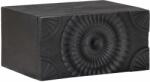 vidaXL Noptiera din lemn masiv de mango, neagra, cu 1 sertar, 40 x 30 x 20 cm (42020079)