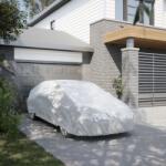 vidaXL Husa auto pentru Sedan, curele cu catarama, complet, argintiu M GartenMobel Dekor (4008926)