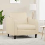 vidaXL Fotoliu canapea, crem, 60 cm, material textil GartenMobel Dekor (359345) Canapea