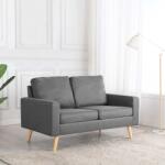 vidaXL Canapea cu 2 locuri, gri deschis, material textil GartenMobel Dekor (288703) Canapea