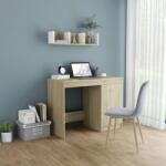 vidaXL Birou, stejar Sonoma, 100 x 50 x 76 cm, PAL GartenMobel Dekor (801799)