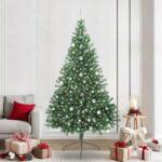 vidaXL Pom de Craciun artificial pre-iluminat Verde 240 cm PVC GartenMobel Dekor (3397042)