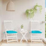 vidaXL Perne de scaun, 2 buc. , turcoaz, 50x50x7 cm, textil oxford GartenMobel Dekor (361561)