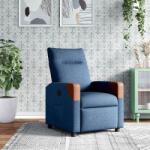 vidaXL Fotoliu rabatabil, albastru, material textil GartenMobel Dekor (4104815)