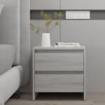vidaXL Noptiera, stejar sonoma gri, 45x34, 5x44, 5 cm, PAL GartenMobel Dekor (813040)