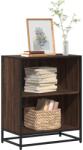 vidaXL Biblioteca, stejar maro, 60x35x76 cm, lemn prelucrat GartenMobel Dekor (849103) Biblioteca
