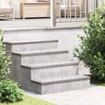 vidaXL Trepte Dreptunghiular 4 pcs Argintiu 70 x 20 cm Aluminiu GartenMobel Dekor (4104258) Covor