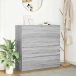 vidaXL Bufeta gri Sonoma 100x35x99 cm Lemn prelucrat GartenMobel Dekor (3328494) Comoda