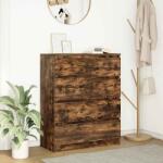 vidaXL Bufeta Stejar afumat 80x35x99 cm Lemn prelucrat GartenMobel Dekor (3328484) Comoda