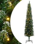 vidaXL Brad de Craciun artificial subtire cu 150 LED-uri, 120 cm GartenMobel Dekor (3315758)