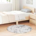 vidaXL Covor shaggy cu pom înalt, NAVARRA, gri argintiu, 100x100 cm GartenMobel Dekor (4102900) Covor