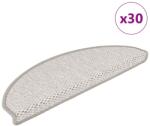 vidaXL Covorase scara autoadezive aspect sisal 30 buc Platina GartenMobel Dekor (3365870) Covor