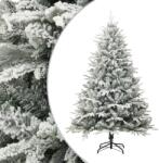 vidaXL Brad de Craciun artificial cu zapada, verde, 210 cm, PVC & PE GartenMobel Dekor (328495)