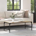 vidaXL Masa de cafea Stejar Artizanal 100 x 50 x 35 cm Lemn compozit GartenMobel Dekor (881121)
