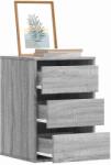 vidaXL Dulap colt cu sertare sonoma gri 40x41x58 cm lemn prelucrat GartenMobel Dekor (852839) Comoda