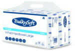  BulkySoft Classic V ''250'' hajtogatott kéztörlő, 2 rétegű, hófehér, 24x21 cm, 250 lap, Easybag csomagolás, 12 csomag/zsák