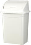 PLANET Billenőfedeles szemetes kuka, műanyag, luxury fehér, 16 L - diamanteclean