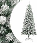 vidaXL Brad de Craciun artificial cu balamale si zapada pufoasa 240 cm GartenMobel Dekor (358383)