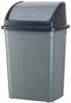 PLANET Billenőfedeles szemetes kuka, műanyag, szürke/antracit 9 L - diamanteclean