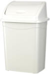 PLANET Billenőfedeles szemetes kuka, műanyag, luxury fehér, 9 L - diamanteclean