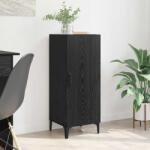vidaXL Bufet Stejar negru 34.5 x 34 x 90 cm Lemn compozit GartenMobel Dekor (880927) Comoda