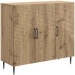 vidaXL Bufet Stejar Artizanal 89 x 34, 5 x 80 cm Lemn prelucrat GartenMobel Dekor (894884) Comoda