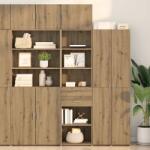 vidaXL Bufet Stejar Artizanal 50 x 42, 5 x 185 cm Lemn compozit GartenMobel Dekor (3402642) Comoda