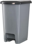 PLANET Pedálos szemetes kuka SLIM, műanyag, ECO antracit, 25L - diamanteclean