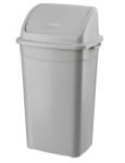 PLANET Billenőfedeles szemetes kuka, műanyag, eco szürke, 70 L
