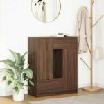 vidaXL Bufeta cu sertare si usi Stejar maro 73x31x90 cm GartenMobel Dekor (861856) Comoda