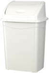 PLANET Billenőfedeles szemetes kuka, műanyag, luxury, fehér, 4 L - diamanteclean