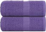 vidaXL Prosoape pentru oaspeti 2 buc Violet 360 g/m2 100% bumbac GartenMobel Dekor (136875) Prosop