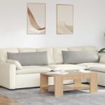 vidaXL Perne pentru canapea 2 pcs Gri deschis 120 x 40 cm tesatura GartenMobel Dekor (42013812)