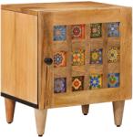 vidaXL Dulap de noapte din lemn masiv de mango, 40x33, 5x46 cm, model decorativ (4018256)