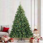 vidaXL Brad de Craciun artificial cu 300 LED Verde 210 cm PE si PVC GartenMobel Dekor (3397792)