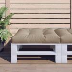 vidaXL Perna pentru paleti, gri taupe, 80x80x12 cm, material textil GartenMobel Dekor (360499)