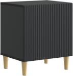vidaXL Noptiera neagra din lemn prelucrat, 43x34, 5x50 cm, stil modern (894567)