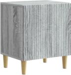 vidaXL Noptiera gri Sonoma din lemn prelucrat, 43 x 34, 5 x 50 cm (894577)
