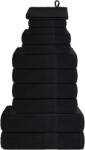 vidaXL Set prosoape 12 buc Negru 360 g/m2 100% bumbac GartenMobel Dekor (137107) Prosop