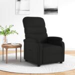 vidaXL Fotoliu rabatabil, negru, material textil GartenMobel Dekor (344892)