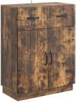 vidaXL Bufet cu sertar Stejar fumuriu 66 x 34, 5 x 87 cm Lemn prelucrat GartenMobel Dekor (895330) Comoda