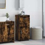 vidaXL Set dulap baie cu sertar TULUM Stejar fumuriu 37 x 31, 5 x 82 cm GartenMobel Dekor (880346)