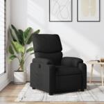 vidaXL Fotoliu rabatabil, negru, material textil GartenMobel Dekor (373412)
