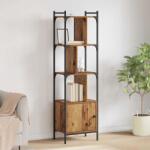 vidaXL Biblioteca Lemn Vechi 44, 5 x 30 x 154, 5 cm Lemn compozit GartenMobel Dekor (882152) Biblioteca